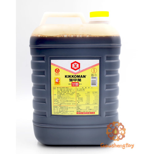 龜甲萬 甘醇醬油(非基改) 6kg/桶